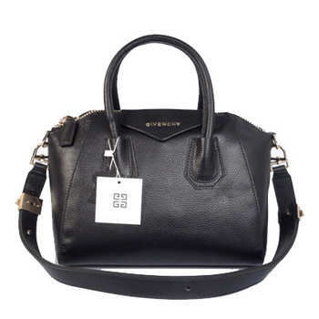 2013 Replica Givenchy Small Antigona Bag Clemence Leather 9981S Black